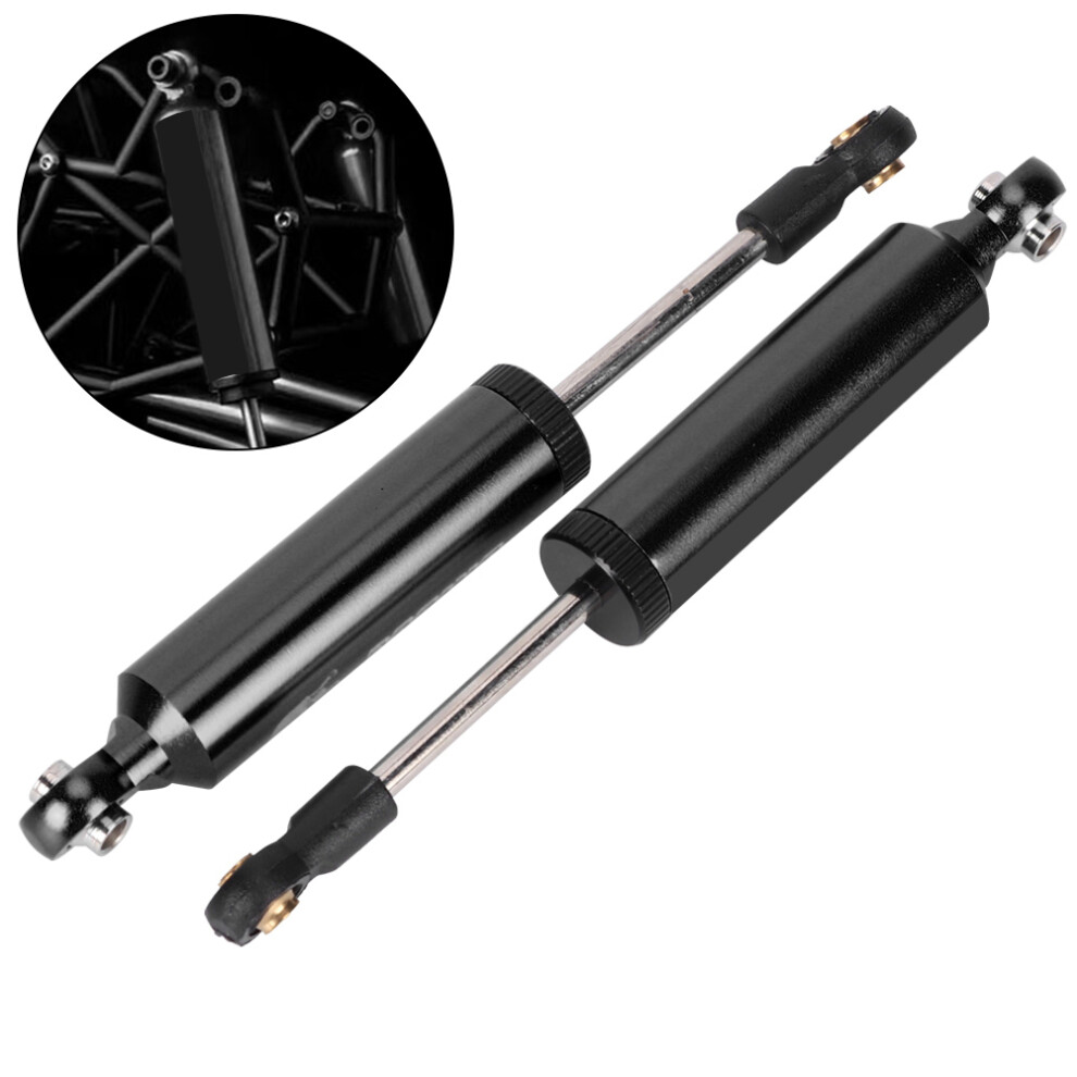 2Pcs Aluminum Shock Struts Damper For Rc Car 100Mm Black/Blue 8091361983264