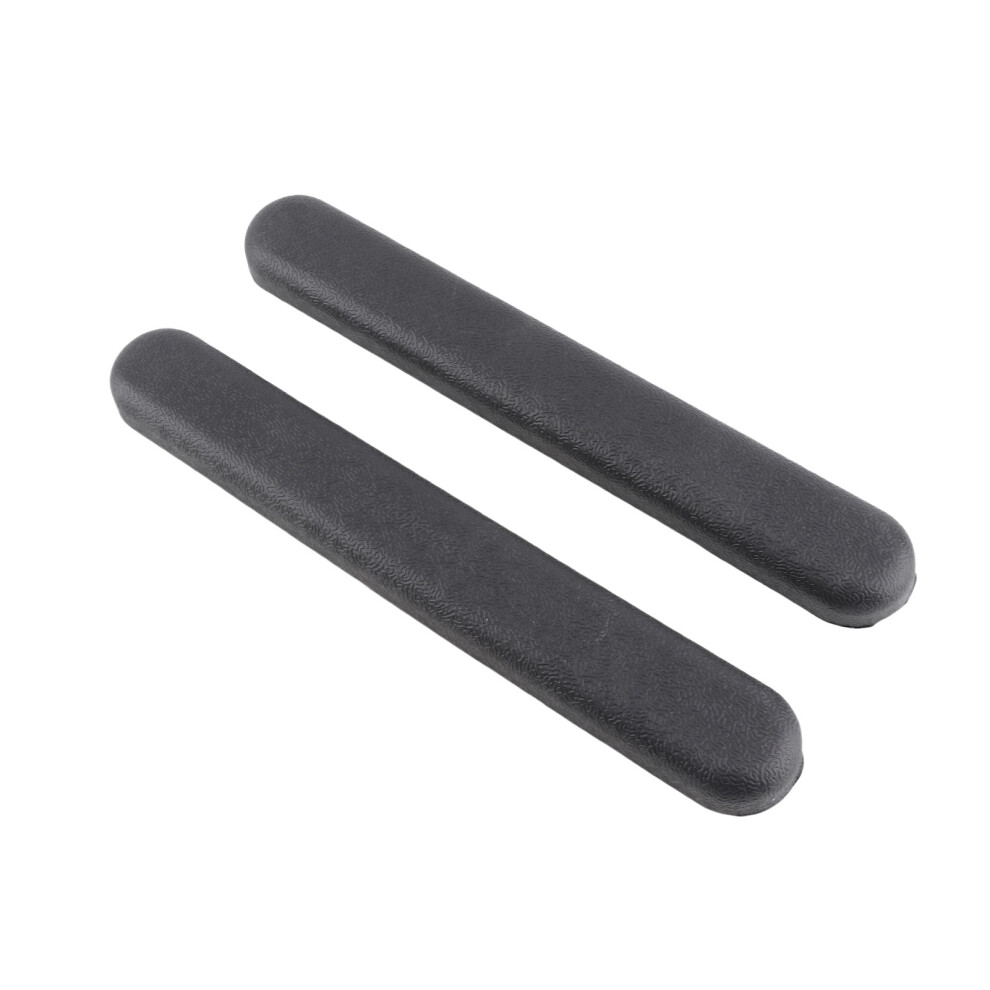 Black Universal Wheelchair Armrest Pads Replacement 32.5X4.6cm