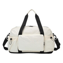 Opvouwbare Oxford-stof bagagetas Gymtassen met natdroog-Beige