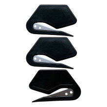 3-teiliger ergonomischer Papierschneider,-Schwarz