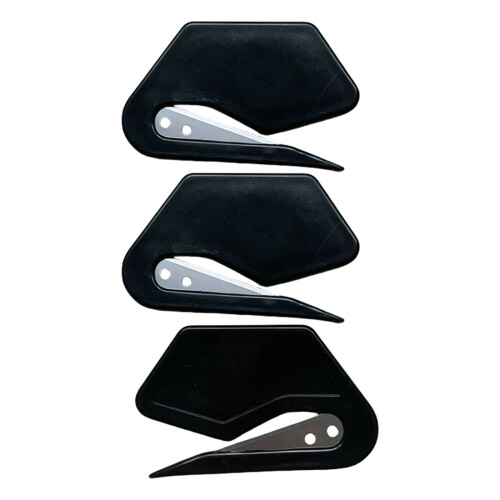3-teiliger ergonomischer Papierschneider,-Schwarz