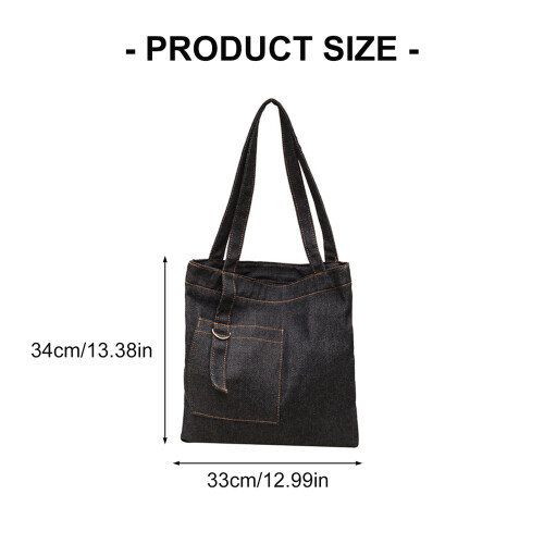 Modische, übergroße Damen-Handtasche,-Schwarz 2