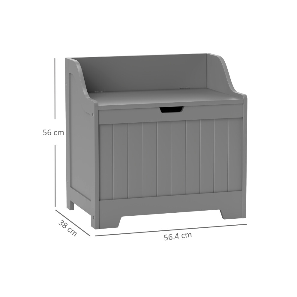 Multi-Purpose 61L Grey Storage Chest - Strong and Compact Home Storage Box with Lid for Home & Office Use-image-OPC-PMZQ6PP-NEW