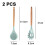 Cook's Essential, Non-Slip Silicone Spatula Set, Solid Spatula Turner for Everyday Cooking, 2Pc 2