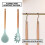 Cook's Essential, Non-Slip Silicone Spatula Set, Solid Spatula Turner for Everyday Cooking, 2Pc 3
