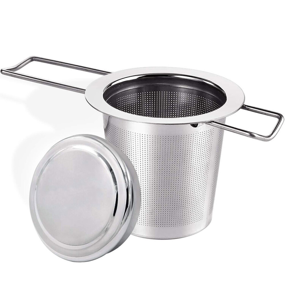 Stainless Steel Tea Infuser, Heat Resistant Rustproof Infuser With Long-Handled Design For Loose Tea Brewing, Extra Fine Mesh Strainer Ensuring Pure F 9155353297186