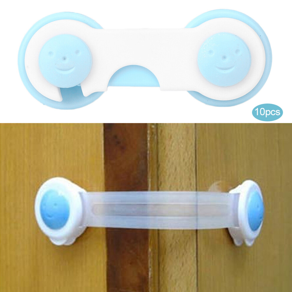 10 Pack Child Safety Cabinet Locks, Plastic Drawers & Appliance Locks