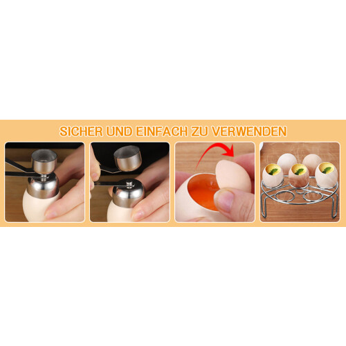 Space Saving Egg Shell Opener Kitchen Gadget For Baker Moms Funny Gift