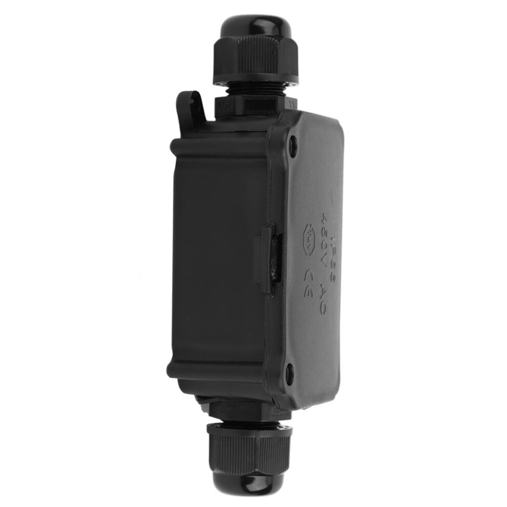 Ip66 Waterproof Nylon Junction Box 24A, 110X48x31mm, Black 7671361993046