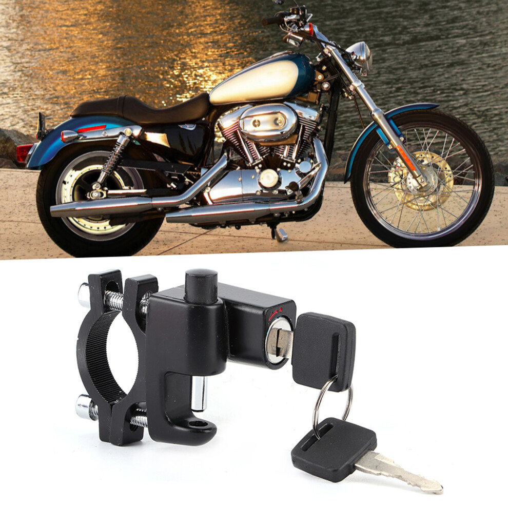 Universal Motorcycle Helmet Lock Waterproof Fixed Lock Kit With Reminder Cable 9331361994518