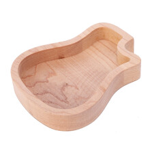 Maple Wooden Guitar Pick Box - Elegant Storage Case for Musical Accessories