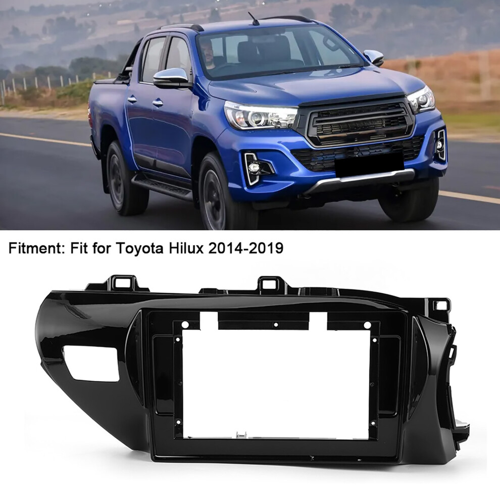 10.1In Car Radio Fascia Panel Gps Frame For Hilux 2014-2019 Rhd 4021361998054