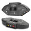 Black 3 in 1 Out RCA Switch Selector for Audio Video Devices with Cable 15