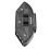 Black 3 in 1 Out RCA Switch Selector for Audio Video Devices with Cable 6
