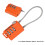 TSA Approved Orange 3-Digit Resettable Luggage Lock, 3mm Diameter 9