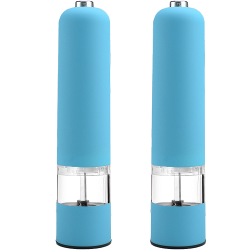 Electric Pepper Mill, Automatic Operation Gravity Sensor Switch Ceramic Rotor For Consistent Grind, Battery Powered Salt And Pepper Grinder For Home K