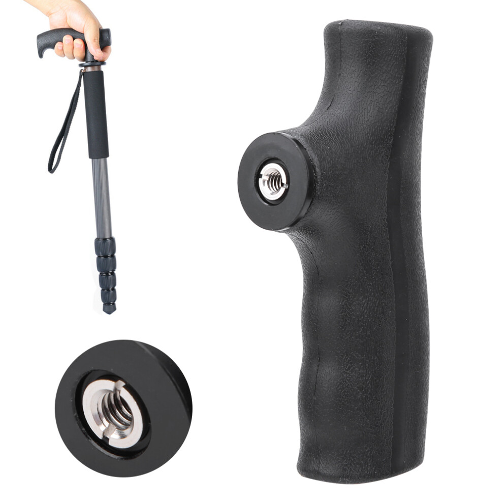 Universal Monopod Crutches Head Aluminum Alloy 124X60x25mm Black 8791362003502