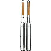 Cestelli per spiedini antiaderenti, accessori essenziali per barbecue portatili per cucinare all'aperto, la robusta struttura in acciaio garantisce