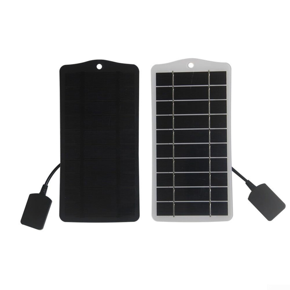 2.5W 5V Portable Solar Panel Charger With Usb Output For Phone And Power Bank, Waterproof Monocrystalline Silicon Design For Outdoor Use 9323874993225