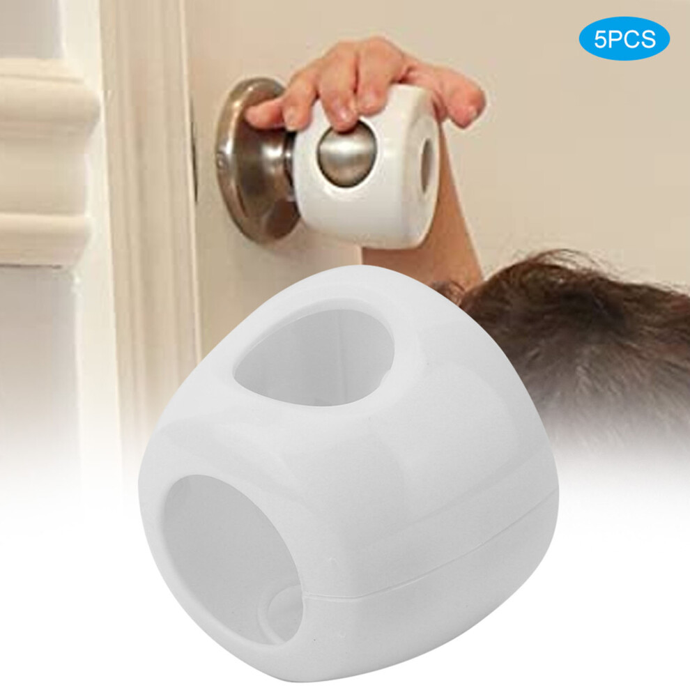 Baby Door Handle Cover Set 5pcs Anti Collision Safety Sleeves for Home