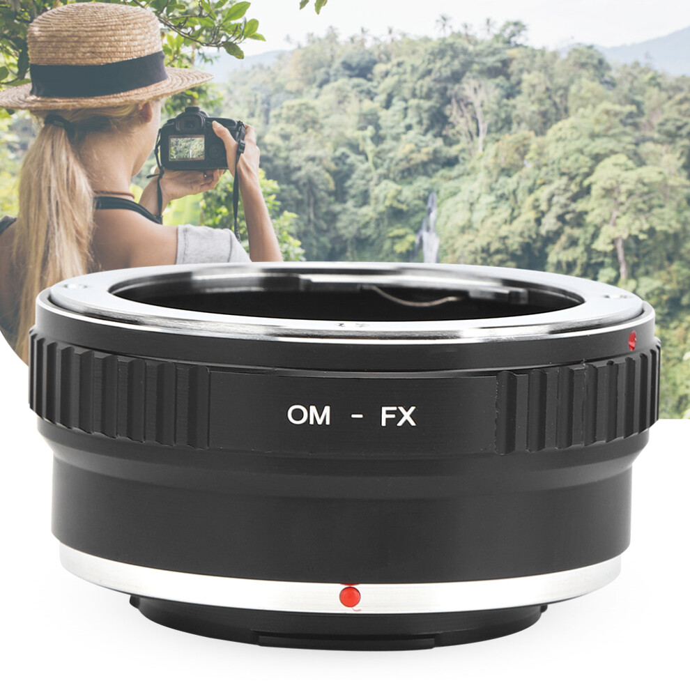 Fikaz Om Fx Aluminium Lens Adapter Ring For Olympus Om To Fuji Fx Mirrorless 7901362006415