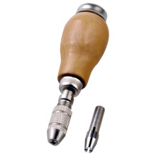 Jewelry Craft Handle Pin Vises Vices Wood Handle with Chucks Twisting Wire Wrapping Drill Tool Jewelry Tool Woodwork
