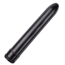 7" Bullet Dildo Anal Butt Plug G-Spot Vibrator Male Female Sex Toys for Men Woman Couples in Black Colour