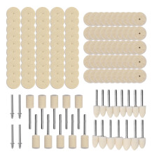 129pcs Abrasive Polishing Wheel Set for Metal & Wood Surface Buffing