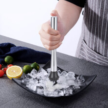 Bar Supplies Stainless Steel Ice Crushing Rod 18.5cm Cocktail Muddler Tool