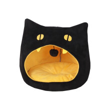 Halloween Pet Bed for Cats and Dogs - Cozy Large Mouth Design Soft Indoor Sleeping Solution with PP Filling for Comfortable Rest (B, 36cm) 36cm BB