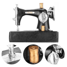 Retro Mini-Nähmaschine Figurine für Café-, Barfenster und Wohnkultur