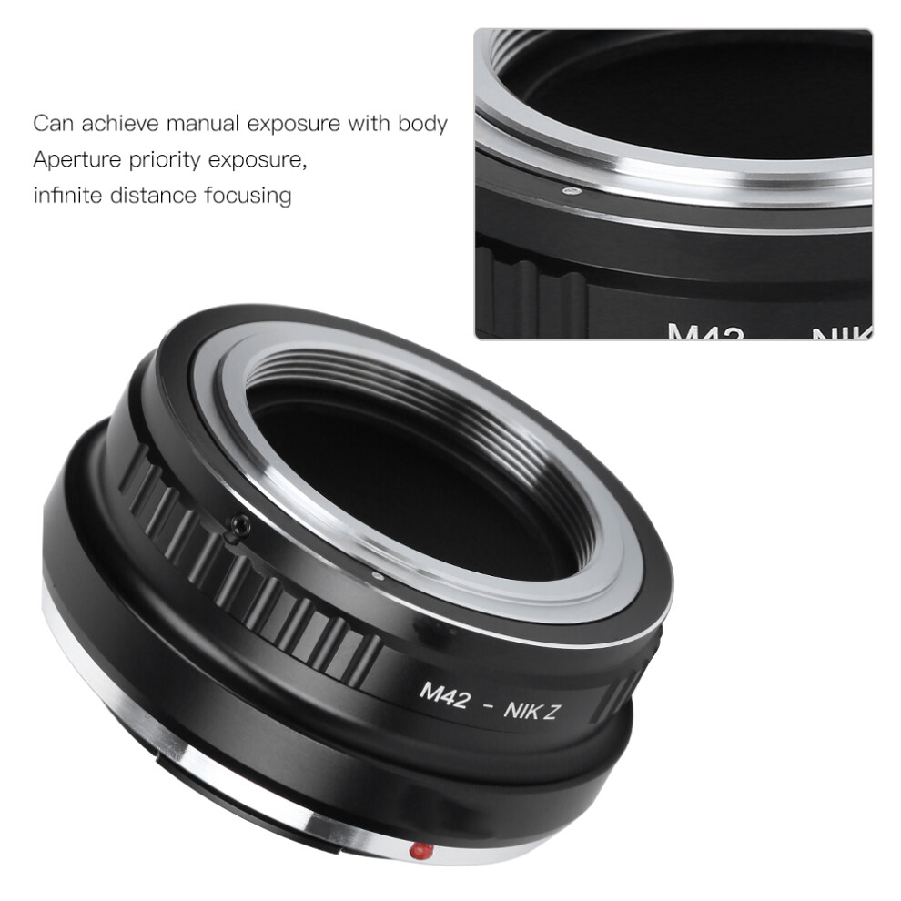M42-Nik Z Aluminium Lens Adapter Ring For Nikon Z Camera, 158G 3791362010710