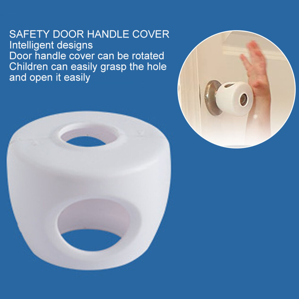 5 Pack Baby Door Handle Safety Sleeves Anti Collision Protectors Home Accessory