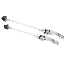 2 Stück Bike Schnellspanner 145mm vorne 185mm hinten Silber Aluminium Langlebig