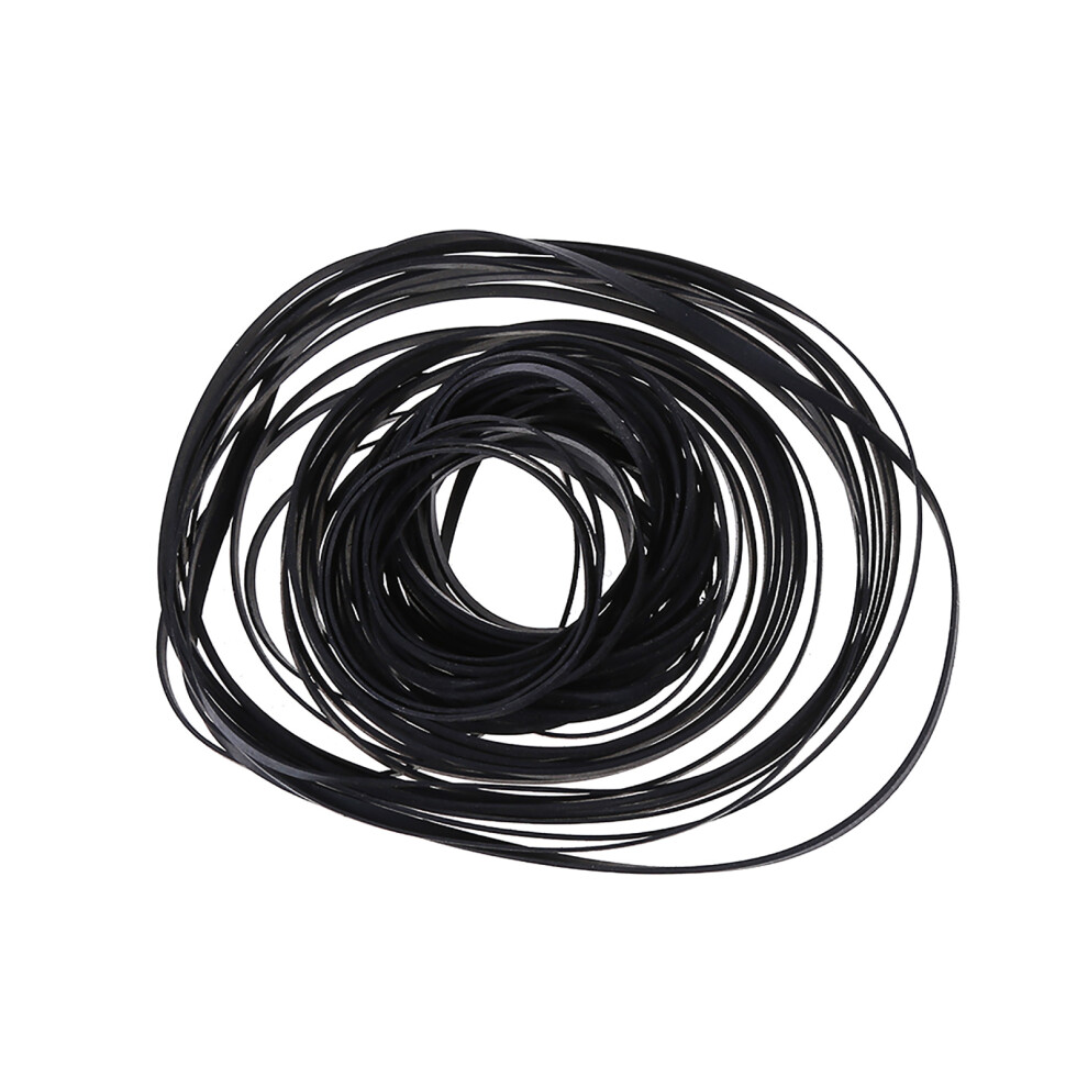 100Pcs Assorted Flat Drive Belts 4Mm Width Cassette Tape Machine 7732000141980