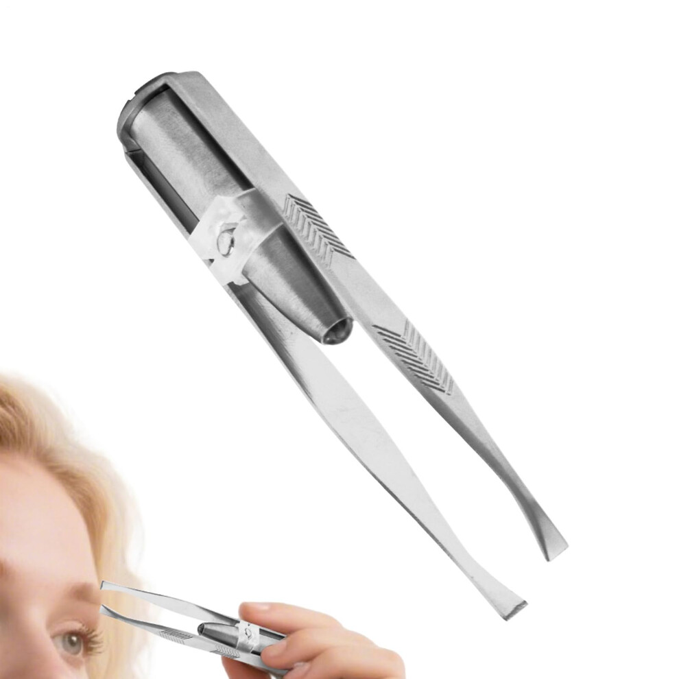 Light Up Tweezers | Make Up Led Eyelash Eyebrow Hair Removal Tweezer - Grooming Trimmer Makeup Tool For Women Men Professionals Beginners Girls