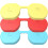 Dustproof Lens Cover Glasses Protective For VR2 Headset Anti Scratch Caps Protector Pads Protector 3