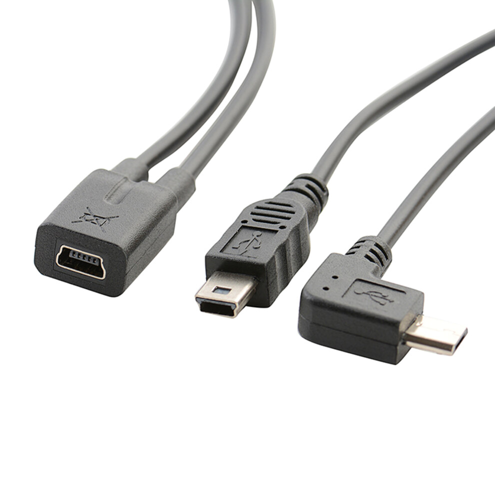 Flexible Mini 5Pin Y Splitter Cable Mini Usb Splitter Extender 7732000143700