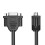 VGA Female Connectors Cable 30cm for Clear Computer Monitors 1