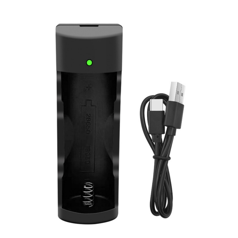 Portable Type C Battery Charger For 18650 26650 16650 Light 7732000144875