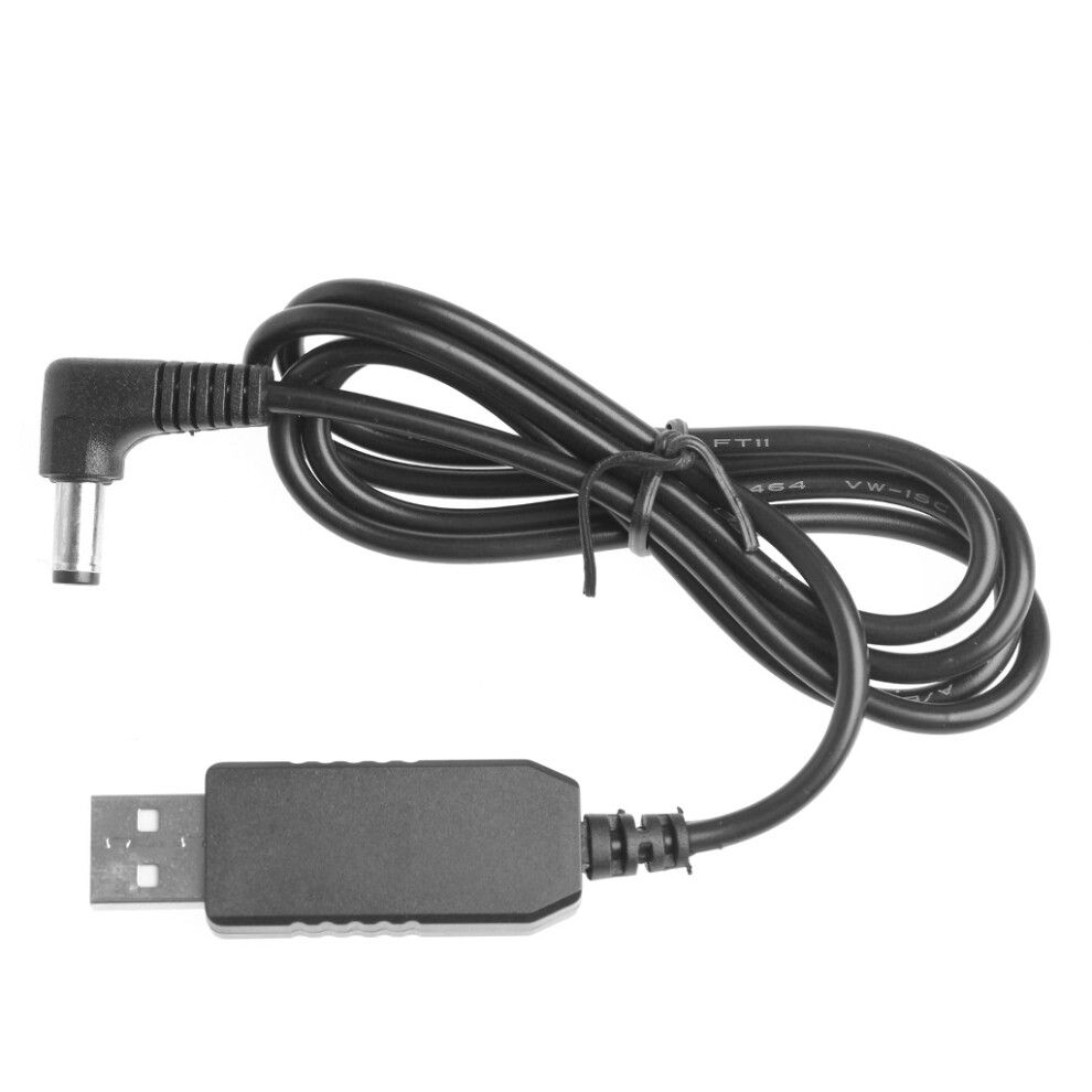 1M/39.37''L Barrel Jack Charger Cord Usb To Dc5.5mm Power- Black 7732000150265