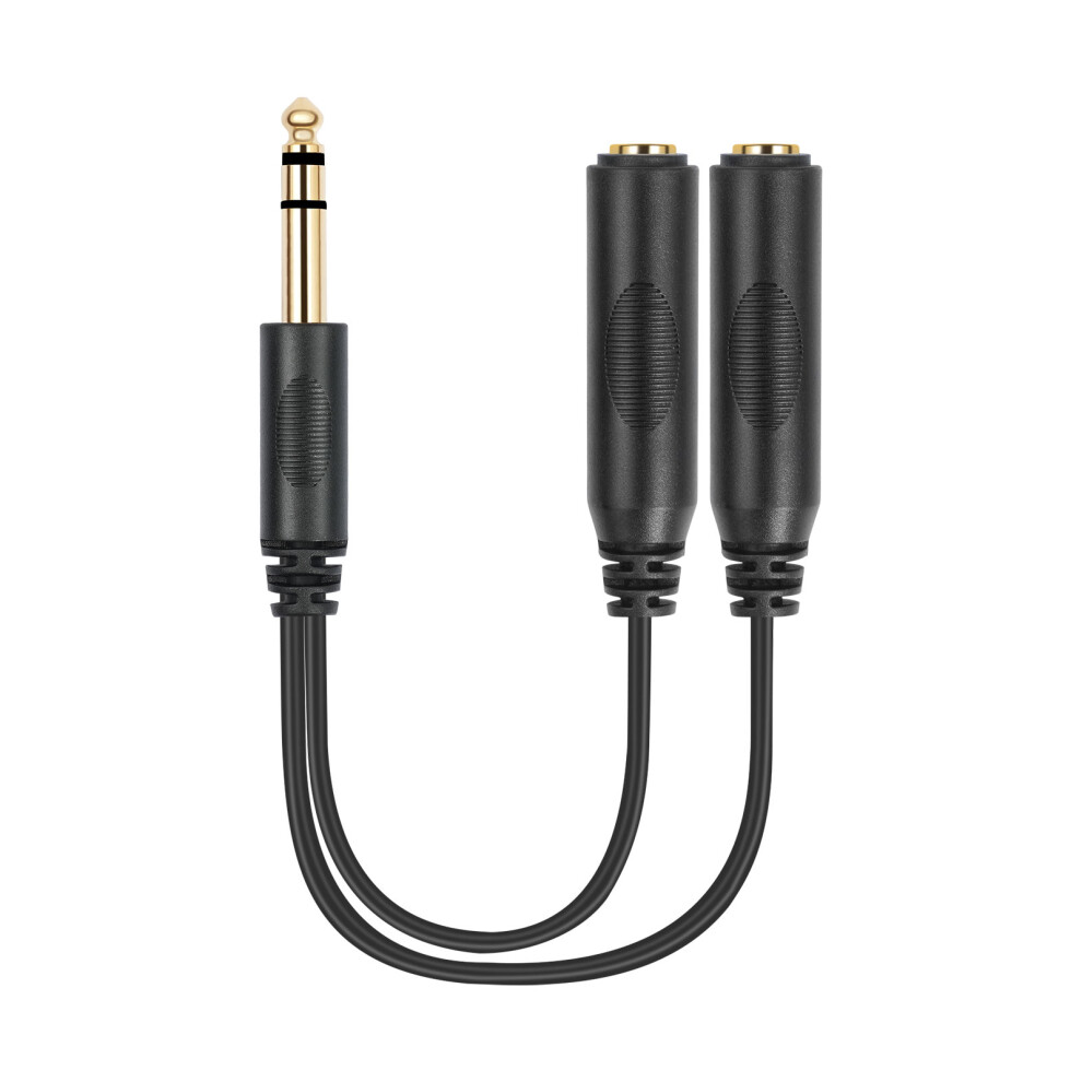 Professional 6.35Mm Sound Y Splitter Cable, Double 1/4Inch Trs 7732000147760