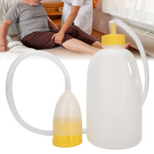 Men Urinal Bottle Portable 1700ML with Pipe for Night Use