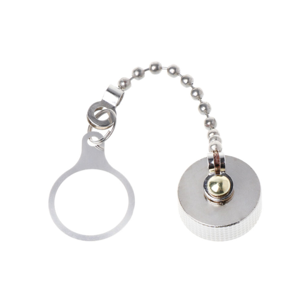 Gx16 Aviation Connector Plug Cover Waterproof Dust Metal- Silver 7732000147906