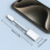 Portable Type C to 8Pin Adapter with Charging Function for 7