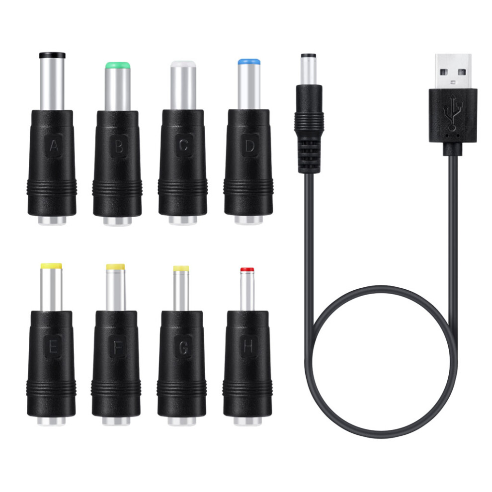 8 In 1 5V Usb To For Dc 5.5X2.1mm Plug Charging Cord For Fan 7732000149894