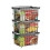 Oversized Refrigerator Planner Basket Thickened Metal Wire Plan 1