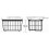 Oversized Refrigerator Planner Basket Thickened Metal Wire Plan 3