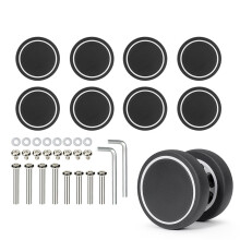 8PCS Suitcase Wheels Abrasion Resistant Plastic Rollers-67model