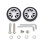 2PCS Multifunctional Suitcase Wheels Smooth Rolling-8model 1